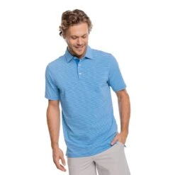 Southern Tide Men's Brrreeze Shores Striped Performance Polo -Patagonia Shop southern tide mens brrreeze shores striped performance polo rain water