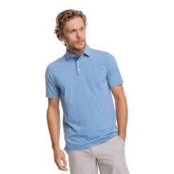 Southern Tide Men's Brrreeze Shores Striped Performance Polo -Patagonia Shop southern tide mens brrreeze shores striped performance polo slate grey