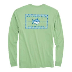 Southern Tide Men's Original Skipjack Long-Sleeve T-Shirt -Patagonia Shop southern tide mens original skipjack long sleeve t shirt b l green