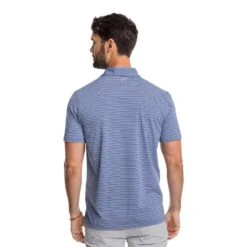 Southern Tide Men's Short-Sleeve Breeze Bowen Stripe Performance Polo 5 Southern Tide Men's Short-Sleeve Breeze Bowen Stripe Performance Polo -Patagonia Shop southern tide mens short sleeve breeeze bowen stripe performance polo back