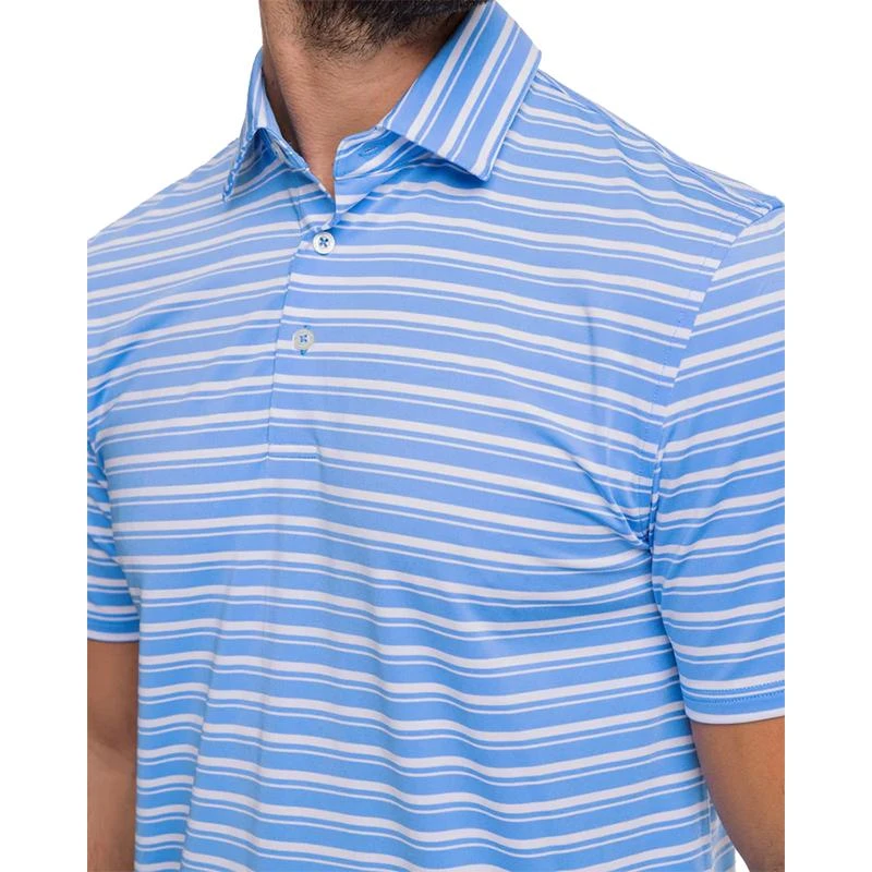 Southern Tide Men's Short Sleeve Driver Alton Stripe Performance Polo 4 Southern Tide Men's Short Sleeve Driver Alton Stripe Performance Polo - Image 4