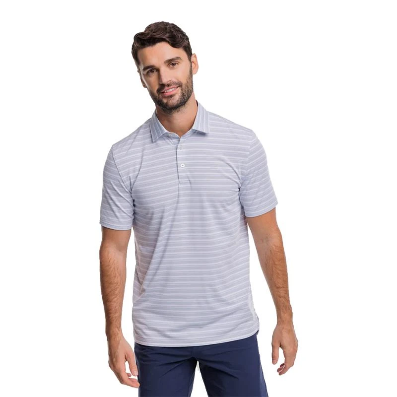 Southern Tide Men's Short Sleeve Driver Alton Stripe Performance Polo 2 Southern Tide Men's Short Sleeve Driver Alton Stripe Performance Polo - Image 2
