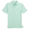 Southern Tide Men's Short-Sleeve Ryder Rodanthe Stripe Heather Polo Shirt
