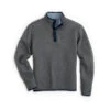 Southern Tide Men's Long-Sleeve Tiller Heather Reversible Quarter-Snap Pullover