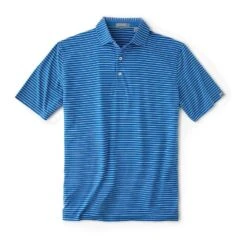 Tasc Performance Men's Cloud Brookline Stripe Short-Sleeve Polo 26 Tasc Performance Men's Cloud Brookline Stripe Short-Sleeve Polo -Patagonia Shop tasc mens brookline stripe cloud polo highland blue heather white grid