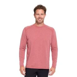 Tasc Performance Men's Carrollton Long-Sleeve Fitness T-Shirt -Patagonia Shop tasc performance mens carrolton long sleeve earth red