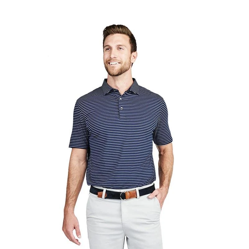 Tasc Performance Men's Cloud Brookline Stripe Short-Sleeve Polo 9 Tasc Performance Men's Cloud Brookline Stripe Short-Sleeve Polo - Image 9