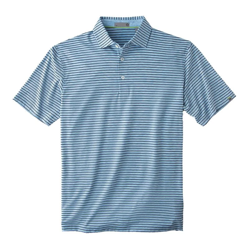 Tasc Performance Men's Cloud Brookline Stripe Short-Sleeve Polo 15 Tasc Performance Men's Cloud Brookline Stripe Short-Sleeve Polo - Image 15