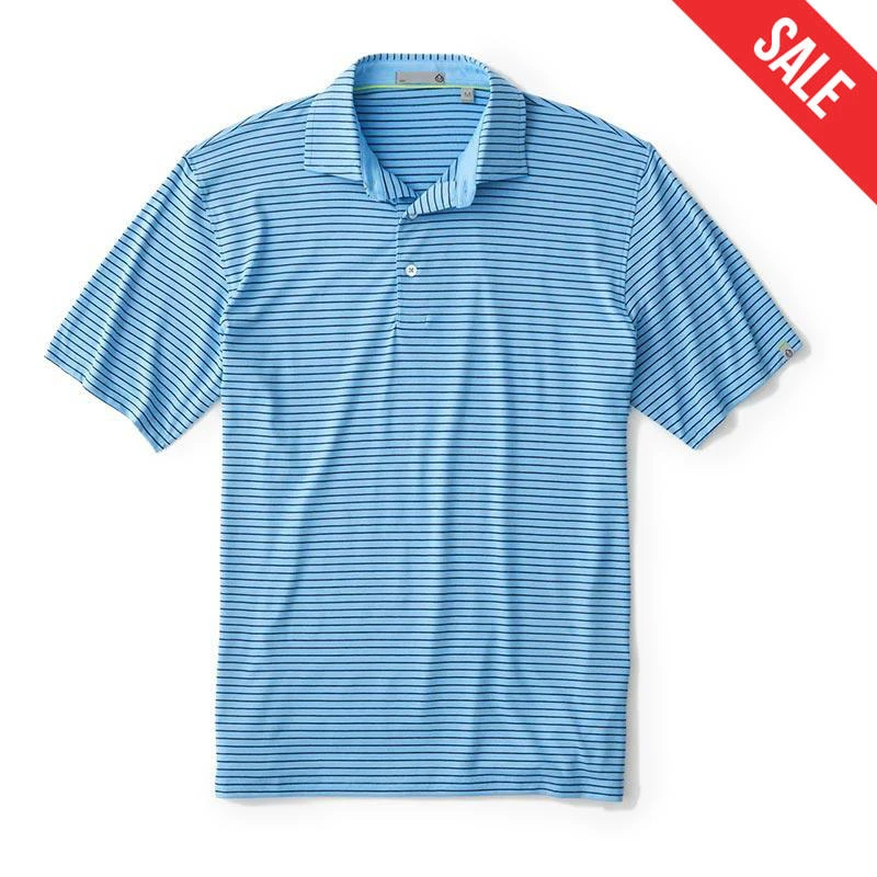 Tasc Performance Men's Cloud Brookline Stripe Short-Sleeve Polo 3 Tasc Performance Men's Cloud Brookline Stripe Short-Sleeve Polo - Image 3