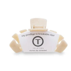 Teleties Large Hair Clip -Patagonia Shop teleties large hair clip almond beige grid