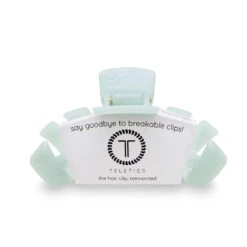 Teleties Medium Hair Clip -Patagonia Shop teleties medium hair clip mint grid