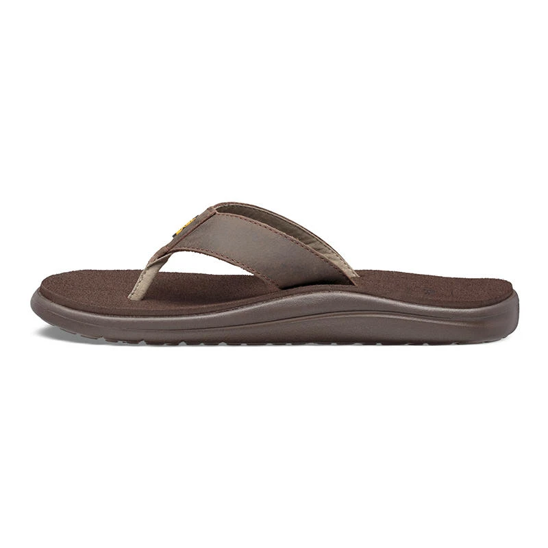 Teva Voya Leather Flip Flop Men's Sandals 5 Teva Voya Leather Flip Flop Men's Sandals - Image 5