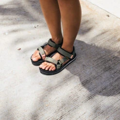 Teva Women's Universal Trail Sandals -Patagonia Shop teva womens universal trail sandals burnt olive detail 4