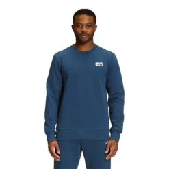 The North Face Men's Heritage Patch Crew -Patagonia Shop the north face mens heritage patch crew shady blue