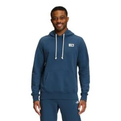 The North Face Men's Heritage Patch Pullover Hoodie -Patagonia Shop the north face mens hertiage patch pullover hoodie shady blue