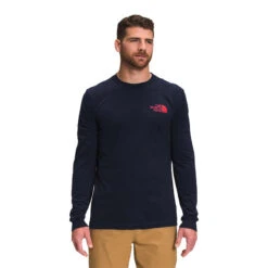 The North Face Men's Long-Sleeve Parks T-Shirt -Patagonia Shop the north face mens parks long sleeve t shirt navy 1