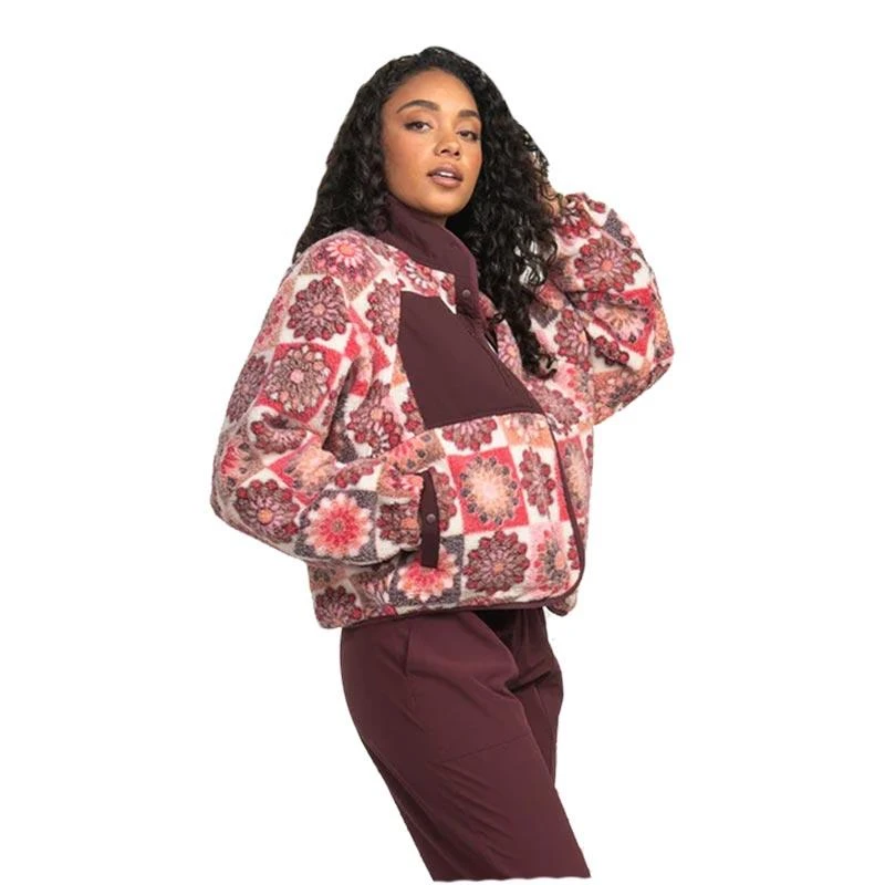 The Southern Shirt Company Women's Retro Snap Fleece Jacket 2 The Southern Shirt Company Women's Retro Snap Fleece Jacket - Image 2