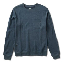 Vuori Men's Jeffreys Pullover -Patagonia Shop vuori mens jeffreys pullover indigo heather