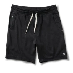 Vuori Men's Ponto Shorts - 7.5" Inseam -Patagonia Shop vuori mens ponto short black heather grid