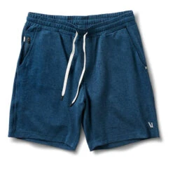 Vuori Men's Ponto Shorts - 7.5" Inseam -Patagonia Shop vuori mens ponto short indigo heather