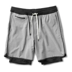 Vuori Men's Stockton Shorts -Patagonia Shop vuori mens stockton shorts grey linen