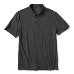 Vuori Men's Strato Tech Polo Shirt -Patagonia Shop vuori mens strato tech polo charcoal heather grid