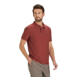 Vuori Men's Strato Tech Polo Shirt -Patagonia Shop vuori mens strato tech polo red clay