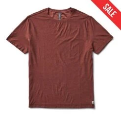 Vuori Men's Strato Tech Short-Sleeve T-Shirt -Patagonia Shop vuori mens strato tech short sleeve t shirt cedar heather1