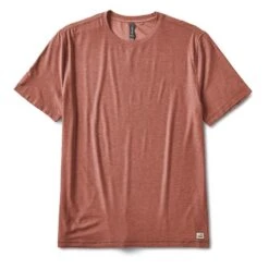 Vuori Men's Strato Tech Short-Sleeve T-Shirt -Patagonia Shop vuori mens strato tech short sleeve t shirt copper heather