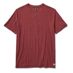 Vuori Men's Strato Tech Short-Sleeve T-Shirt -Patagonia Shop vuori mens strato tech short sleeve t shirt currant heather