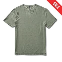 Vuori Men's Strato Tech Short-Sleeve T-Shirt -Patagonia Shop vuori mens strato tech short sleeve t shirt euc heather1