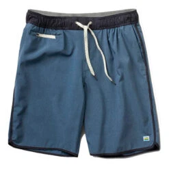 Vuori Men's The Banks Shorts -Patagonia Shop vuori mens the banks shortsa 2017 azure linen text
