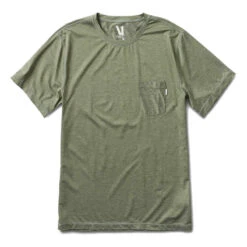 Vuori Men's Tradewind Performance Short-Sleeve T-Shirt 24 Vuori Men's Tradewind Performance Short-Sleeve T-Shirt -Patagonia Shop vuori mens tradewind performance t shirt Army Heather