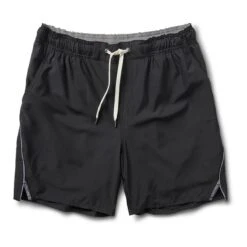 Vuori Men's Trail Shorts 22 Vuori Men's Trail Shorts -Patagonia Shop vuori mens trail shorts black grey heather stripe