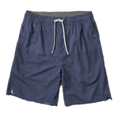 Vuori Men's Trail Shorts 36 Vuori Men's Trail Shorts -Patagonia Shop vuori mens trail shorts navy texture blue