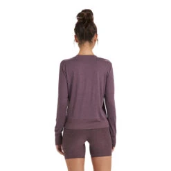 Vuori Women's Daydream Crew Pullover -Patagonia Shop vuori womens daydream crew plum heather 2
