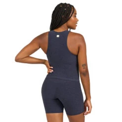 Vuori Women's Elevation Plyo Tank -Patagonia Shop vuori womens elevation plyo tank midnight heather 1