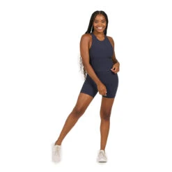 Vuori Women's Elevation Plyo Tank -Patagonia Shop vuori womens elevation plyo tank midnight heather 3