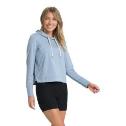 Vuori Women's Halo Essential Hoodie -Patagonia Shop vuori womens halo essential hoodie lt cloud heather