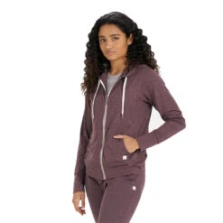 Vuori Women's Halo Performance Hoodie -Patagonia Shop vuori womens halo performance hoodie plum heather grid