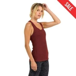 Vuori Women's Lux Performance Tank -Patagonia Shop vuori womens lux performance tank brick heather grid1