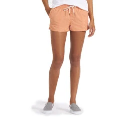 Vuori Women's Sunwashed Shorts -Patagonia Shop vuori womens sunwashed shorts apricot grid