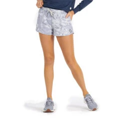 Vuori Women's Sunwashed Shorts -Patagonia Shop vuori womens sunwashed shorts pale grey camo