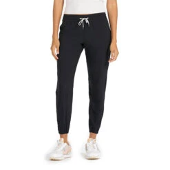 Vuori Women's Weekend Jogger -Patagonia Shop vuori womens weekend joggers black grid