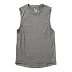 Vuori Men's Zephyr Muscle Tee -Patagonia Shop zephyr muscle tee charcoal heather